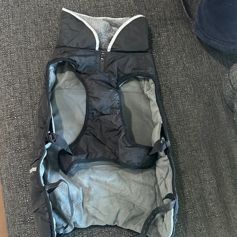 O'Neill Black and Gray Dog Jacket